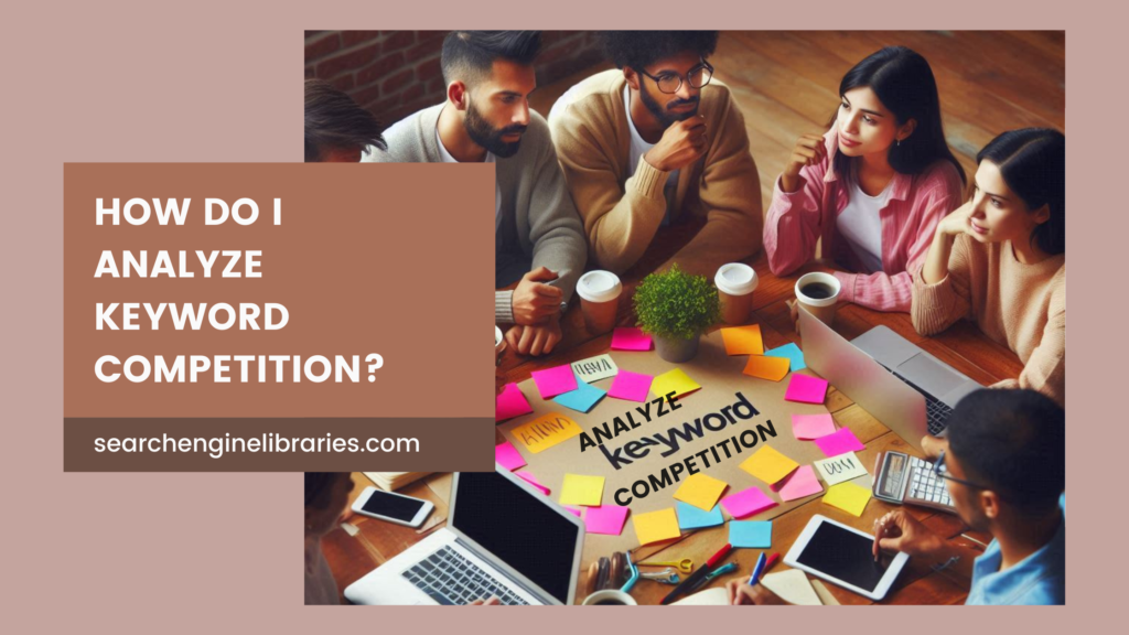 How do I analyze keyword competition