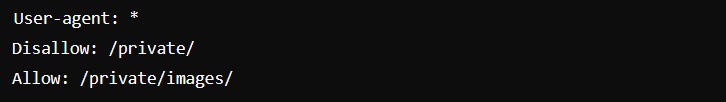 Allowing Crawlers to Access Subdirectories